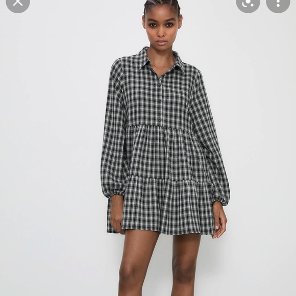Zara Dresses & Skirts - Zara plaid dress